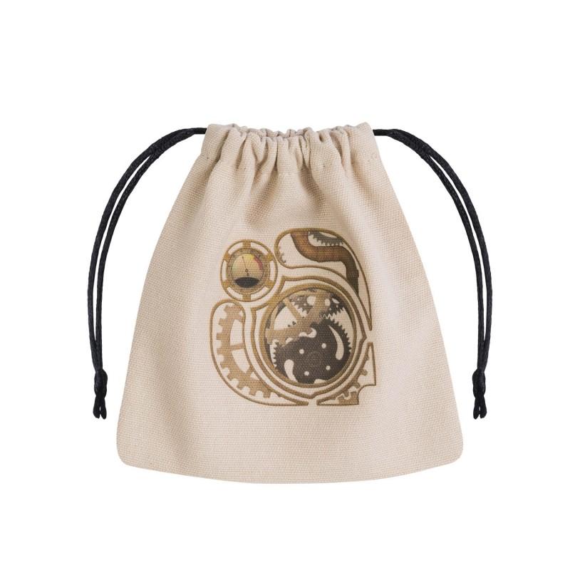 Steampunk Beige & multicolor Dice Bag Steampunk Beige & multicolor Dice Bag