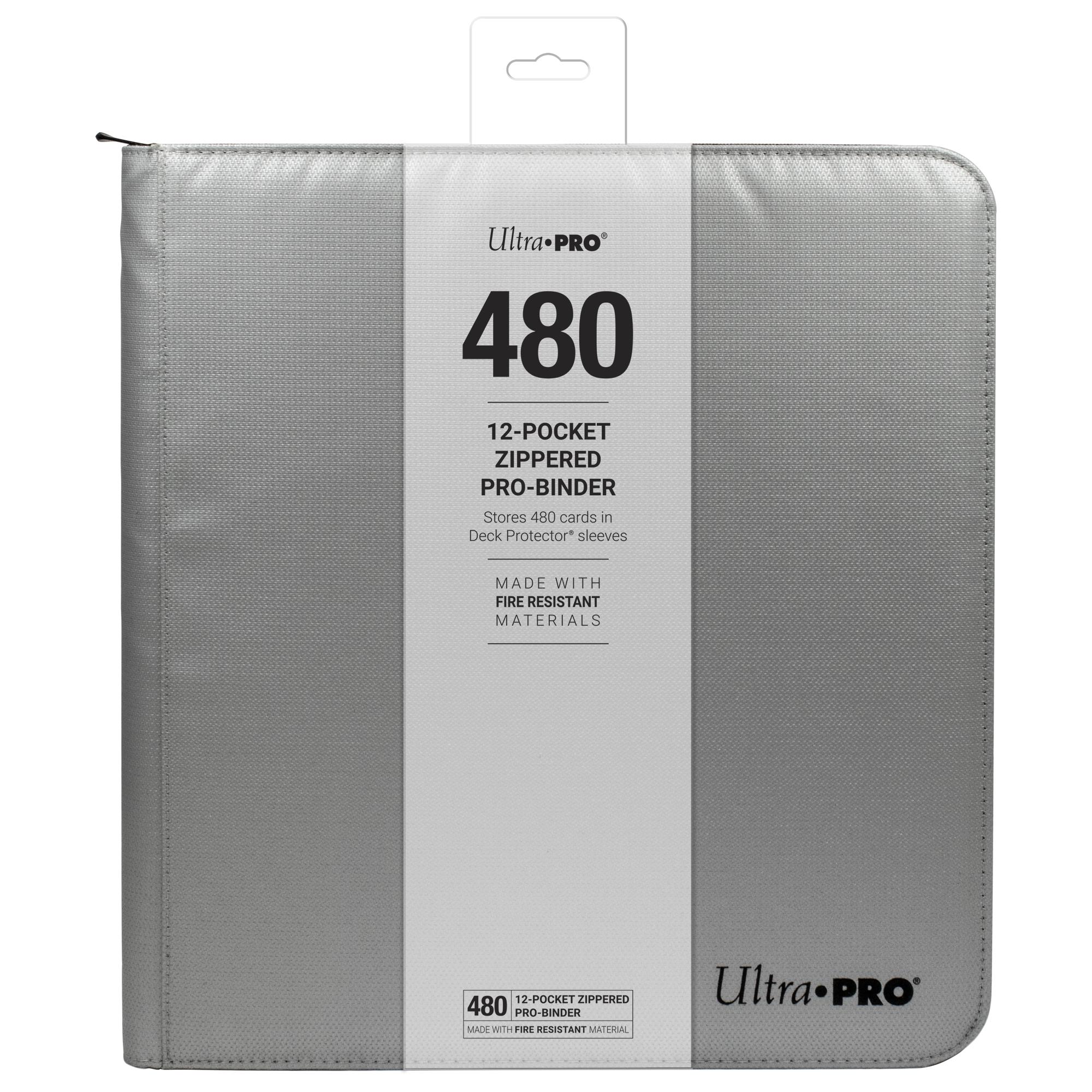 UP - 9-Pocket Zippered PRO-Binder: Silver