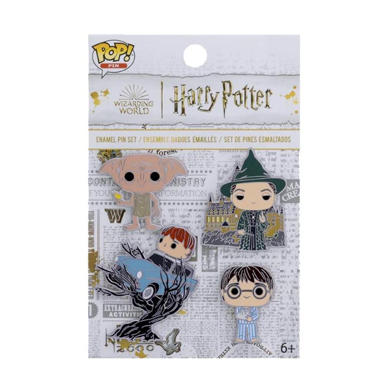 4PK PIN SET: HP ANNIVERSARY - CHAMBER OF SECRETS