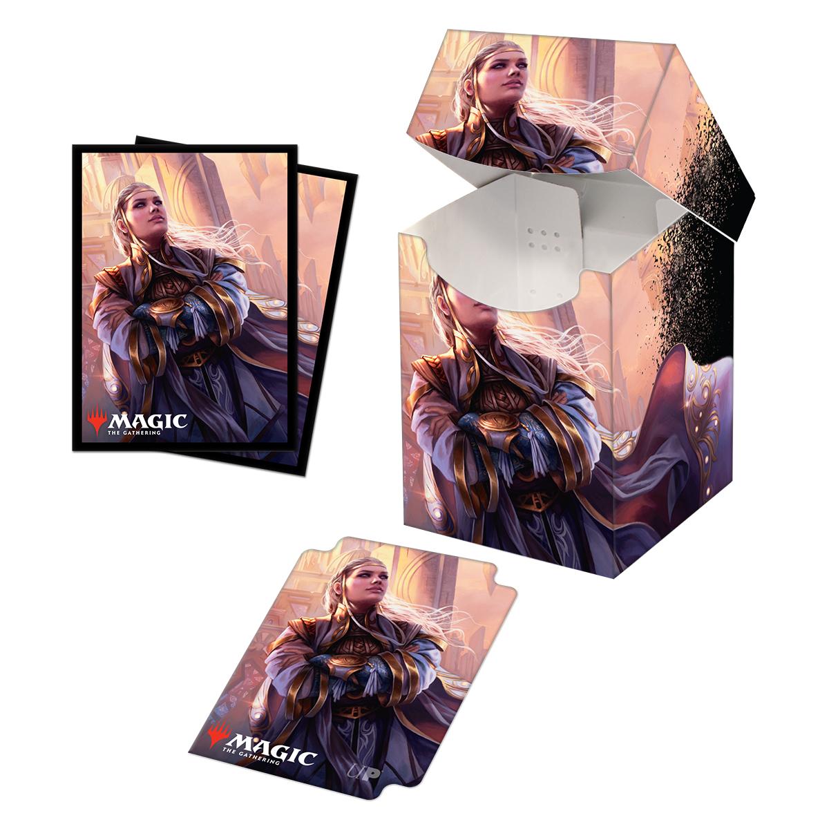 Ultra Pro- Commander Legends Rebbec, Architect of Ascension 100+ Deck Box and 100ct Deck Protector sleeves for Magic: The Gathering