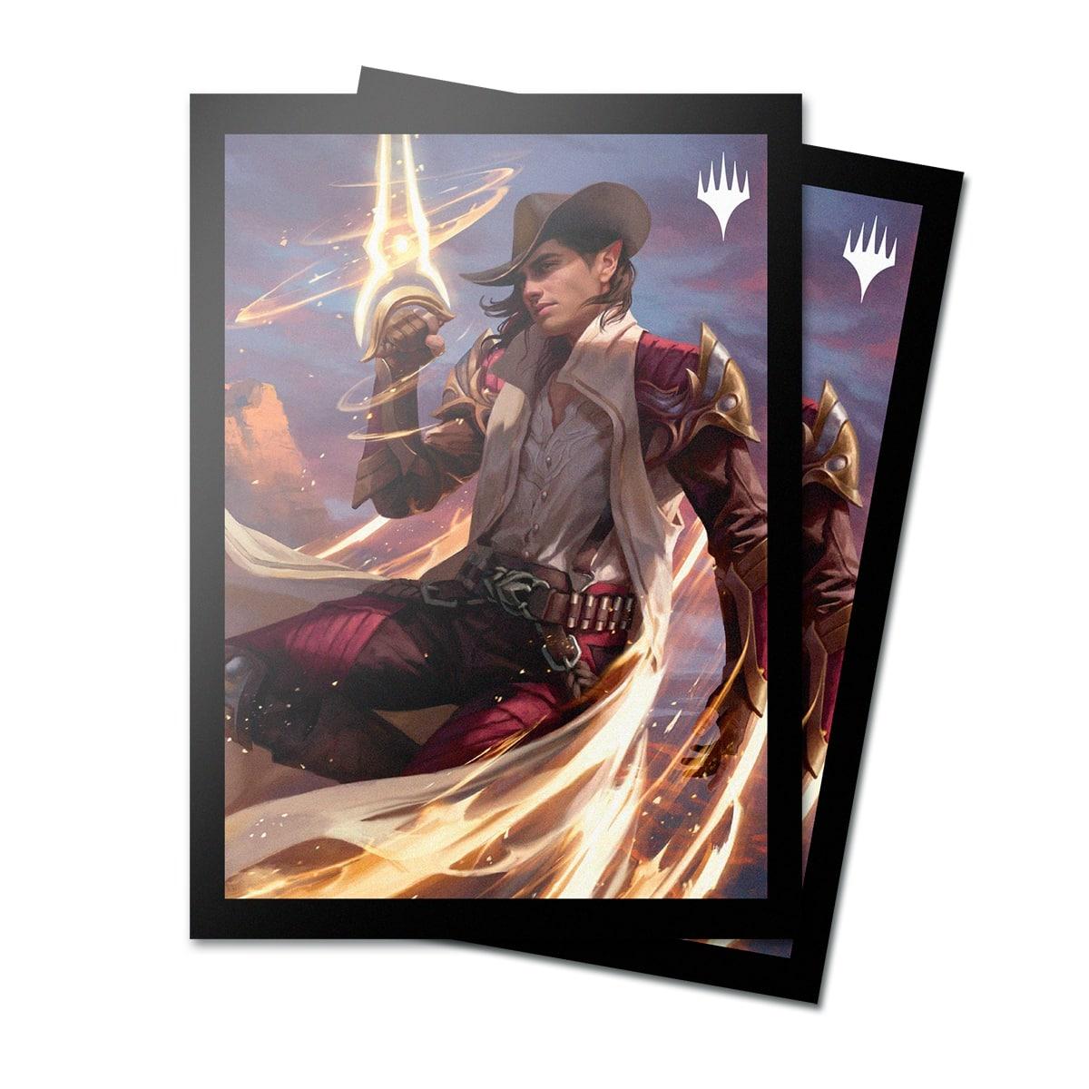 Ultra Pro - Outlaws of Thunder Junction 100ct Deck Protector Sleeves Key Art 3 for Magic: The Gathering
