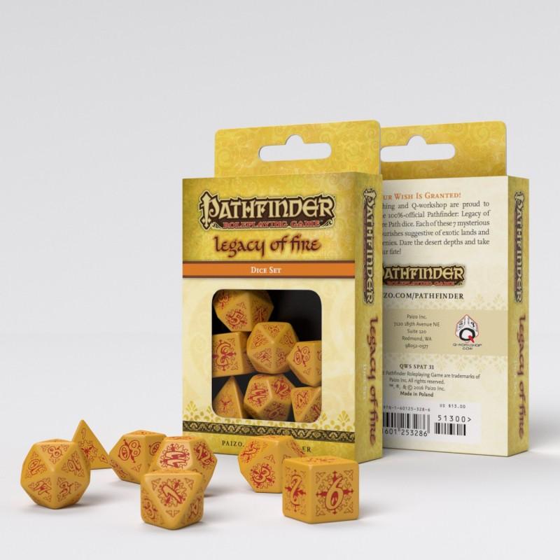 Pathfinder Legacy of Fire Dice Set (7) Pathfinder Legacy of Fire Dice Set (7)