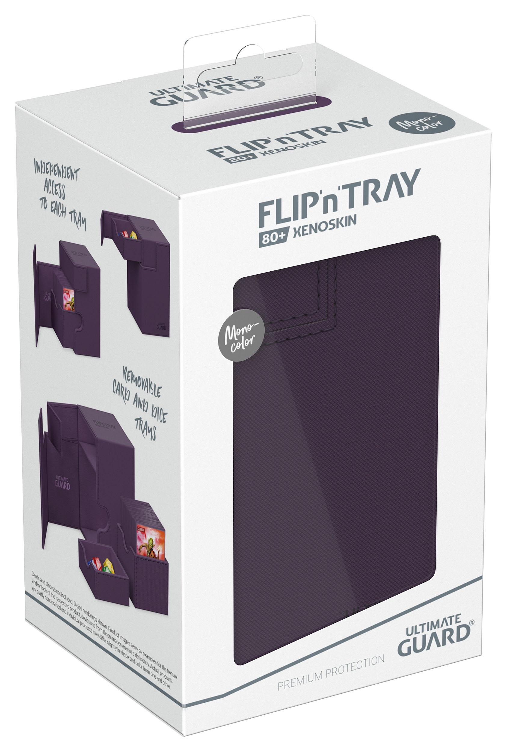 Ultimate Guard Flip'n'Tray 80+ XenoSkin Monocolor Violett Ultimate Guard Flip'n'Tray 80+ XenoSkin Monocolor Violett