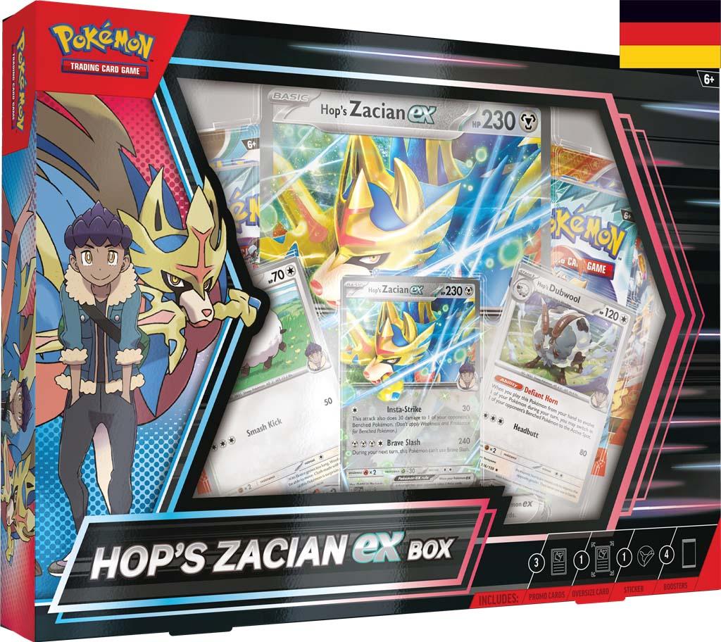 Pok&eacute;mon Hops Zacian-ex Kollektion DE