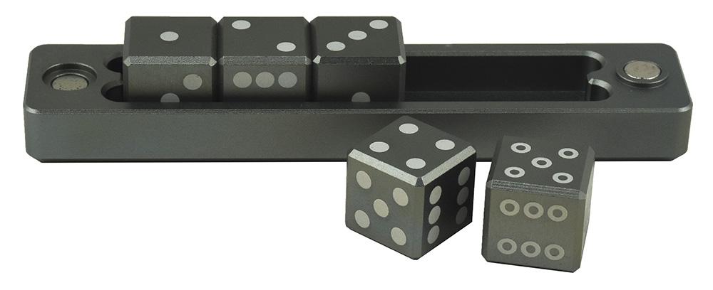 UP - D6 - 5 Dice Set Gravity Dice Black Forest