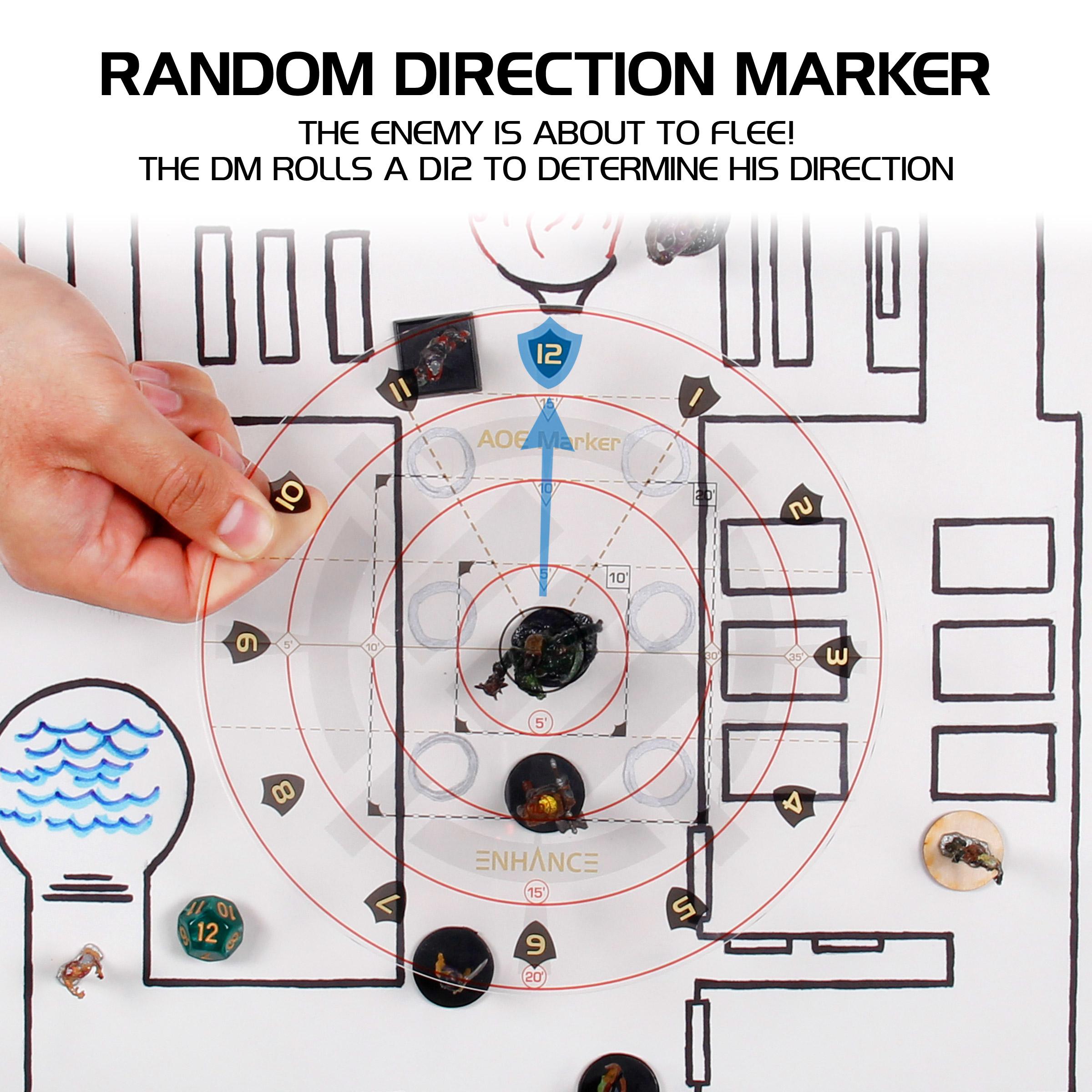 ENHANCE TABLETOP Area of Effect Damage Marker