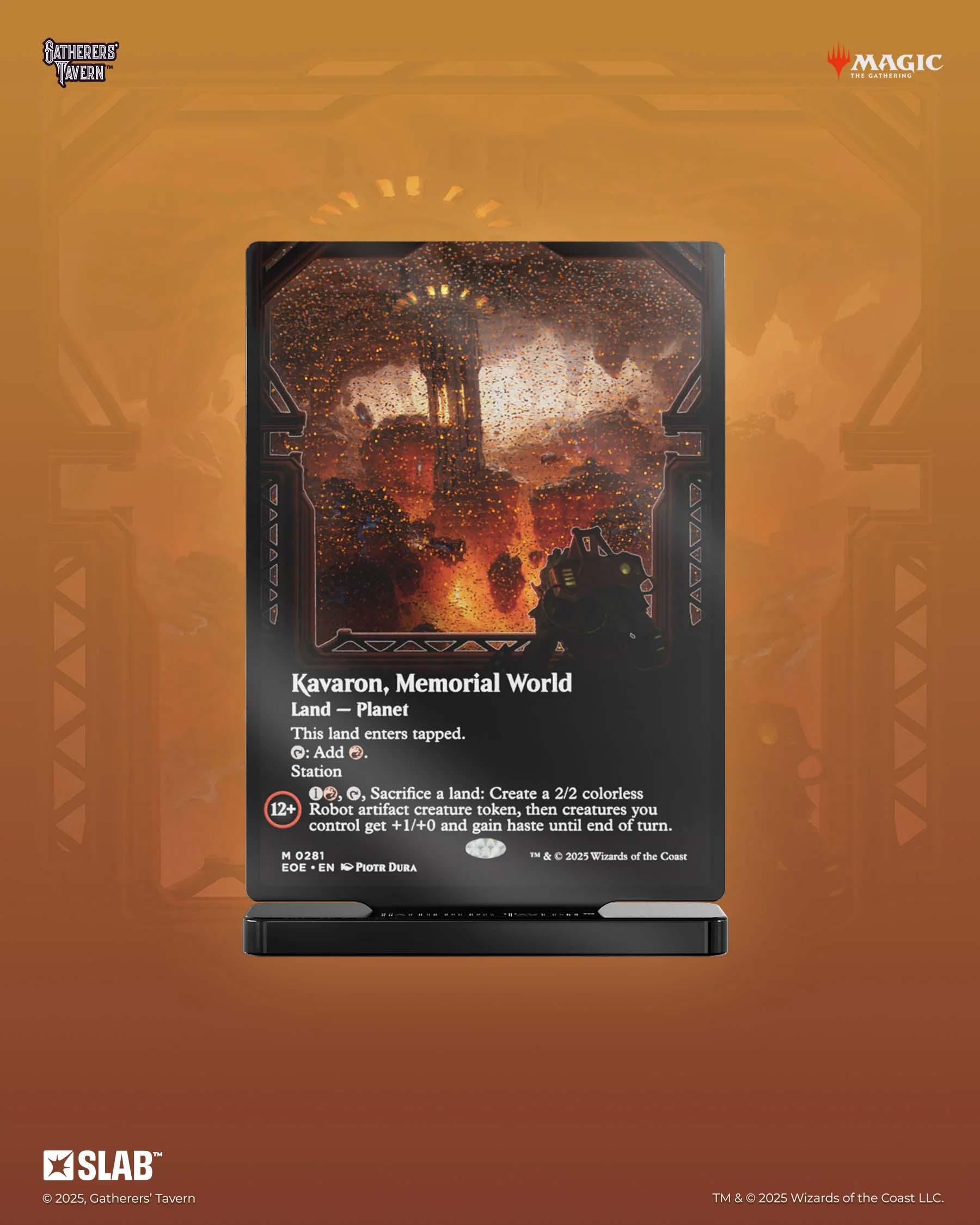 Gatherers' Tavern - Magic: The Gathering: Slab Standee [Edge of Eternities]: Kavaron, Memorial World