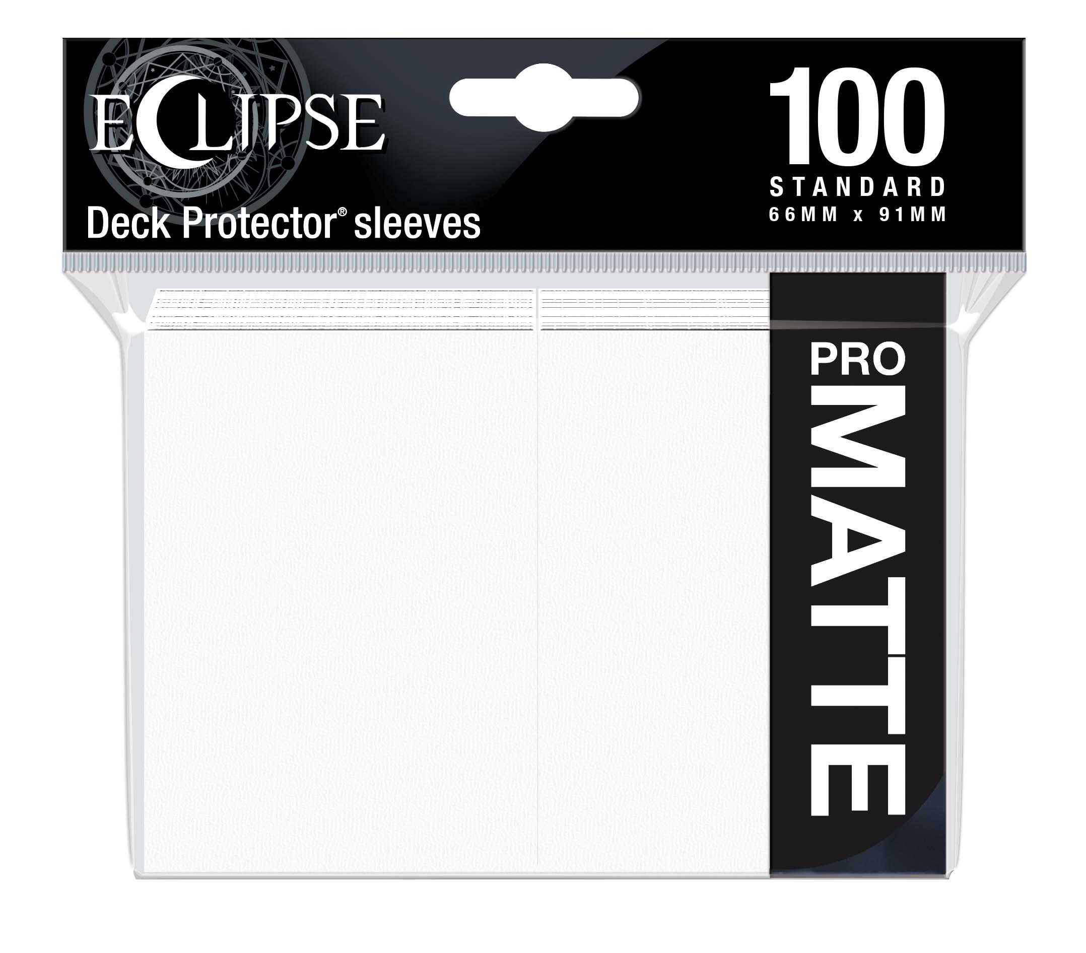 Eclipse Matte Standard Sleeves: Arctic White Eclipse Matte Standard Sleeves: Arctic White