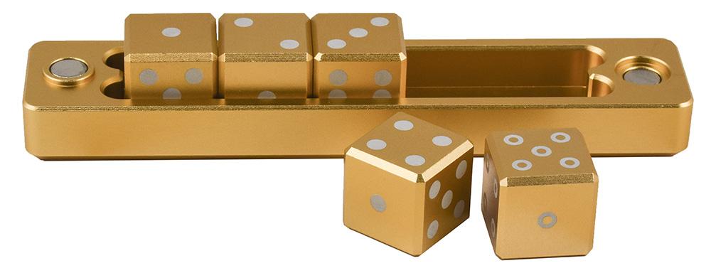 Ultra Pro - D6 - 5 Dice Set Gravity Dice Gold