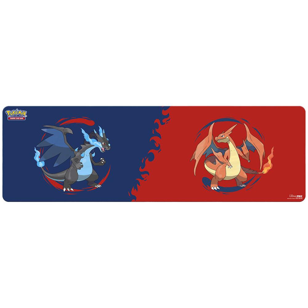 Ultra Pro - Pokémon - Mega Charizard X and Mega Charizard Y 8ft Table Playmat