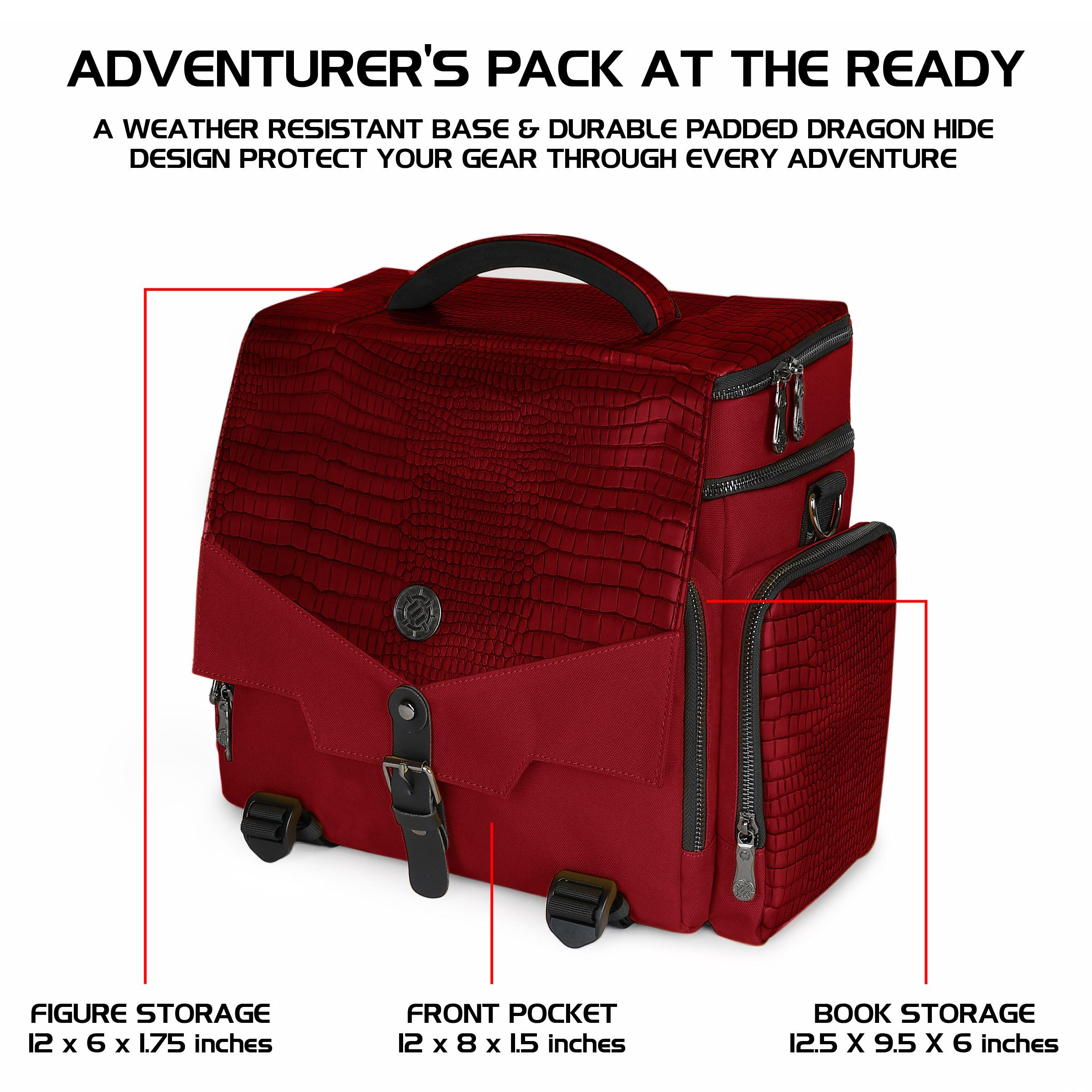 ENHANCE Collector's Edition RPG Adventurer's DnD Bag - Dragon Red