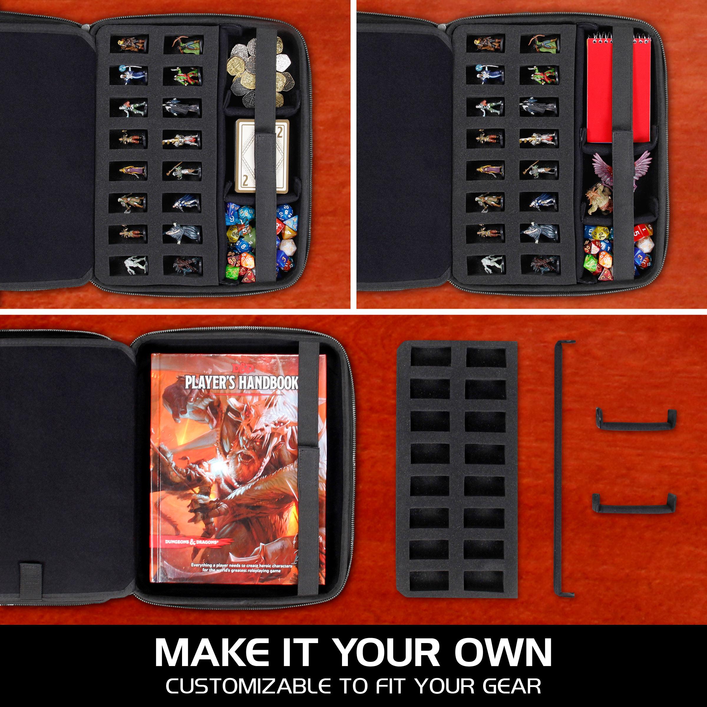 ENHANCE Collector's Edition RPG Organizer Case - Dragon Silver