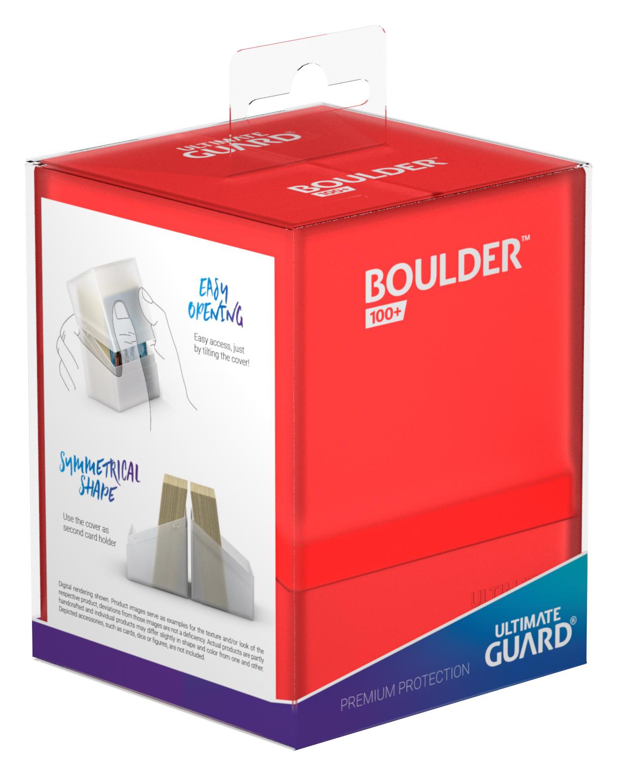 Ultimate Guard - Boulder Deck Case 100+ Standardgröße Ruby Ultimate Guard - Boulder Deck Case 100+ Standardgröße Ruby