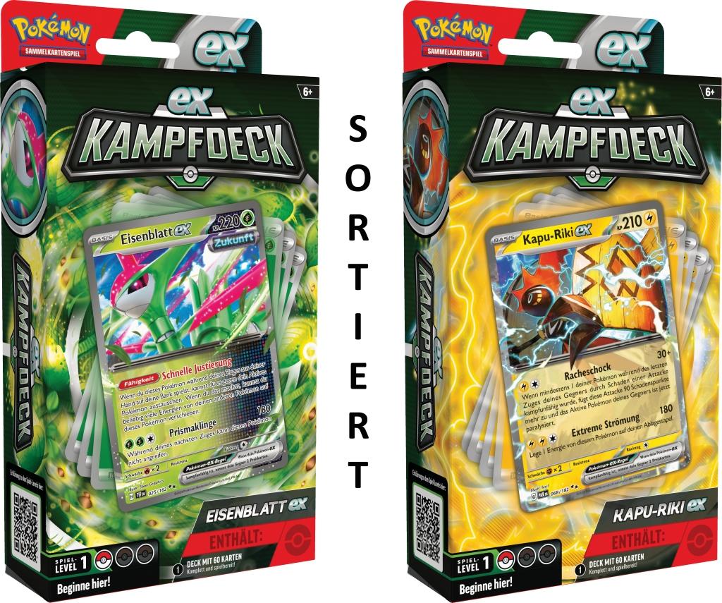 Pok&egrave;mon EX-Kampfdeck Oktober Display (6) DE