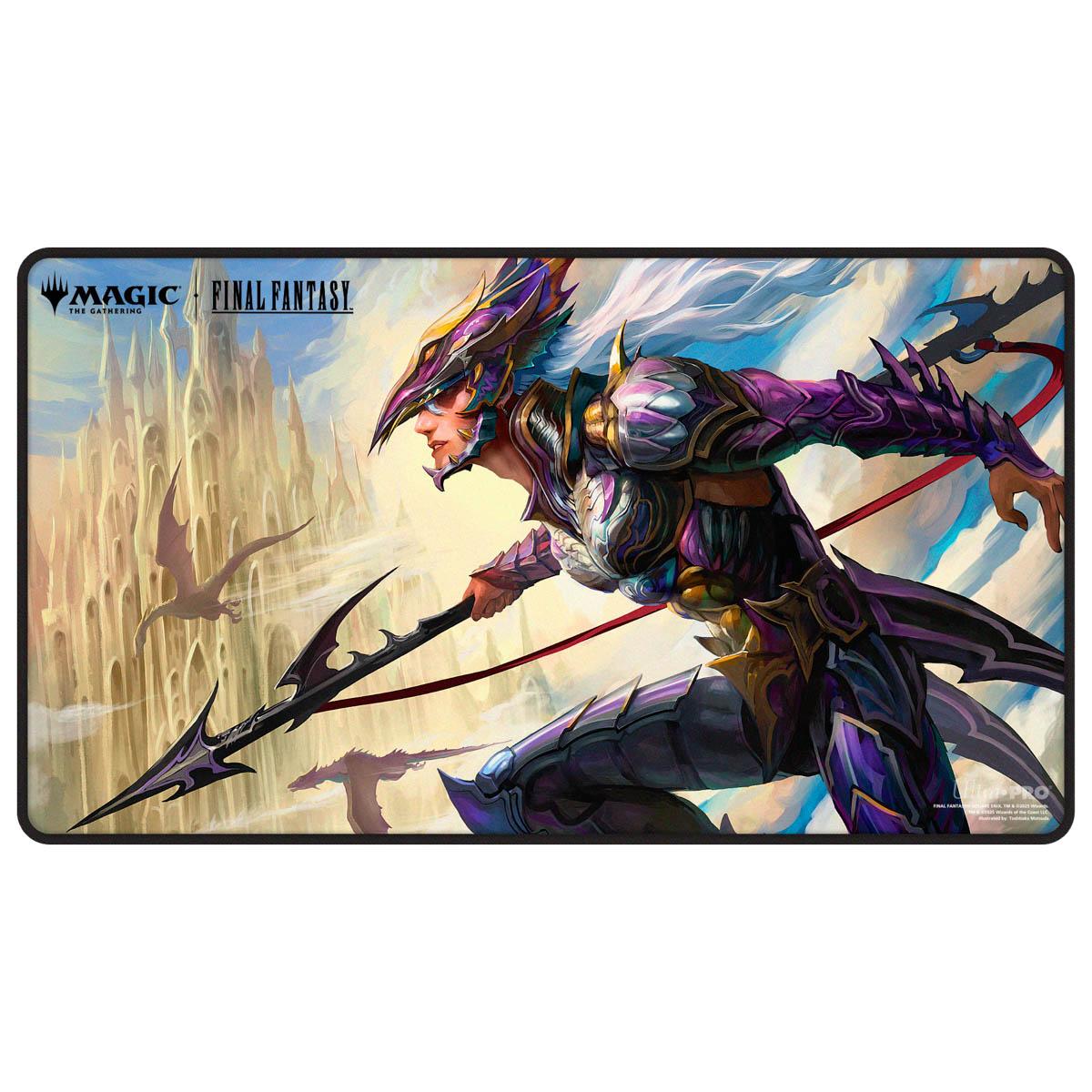 Ultra Pro - MTG: Final Fantasy Black Stitched Playmat Premium X for Magic: The Gathering Ultra Pro - MTG: Final Fantasy Black Stitched Playmat Premium X for Magic: The Gathering
