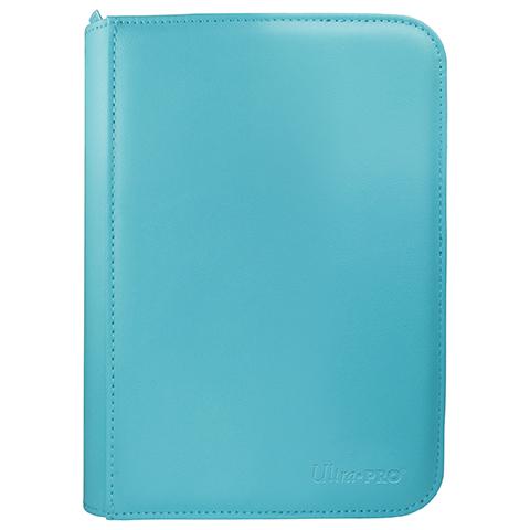 Ultra Pro - Vivid 4-Pocket Zippered PRO-Binder: blue