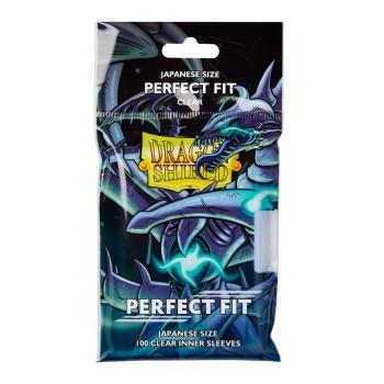 Dragon Shield Japanese Size Perfect Fit Inner Sleeves - Clear Qyonshi (100) Dragon Shield Japanese Size Perfect Fit Inner Sleeves - Clear Qyonshi (100)