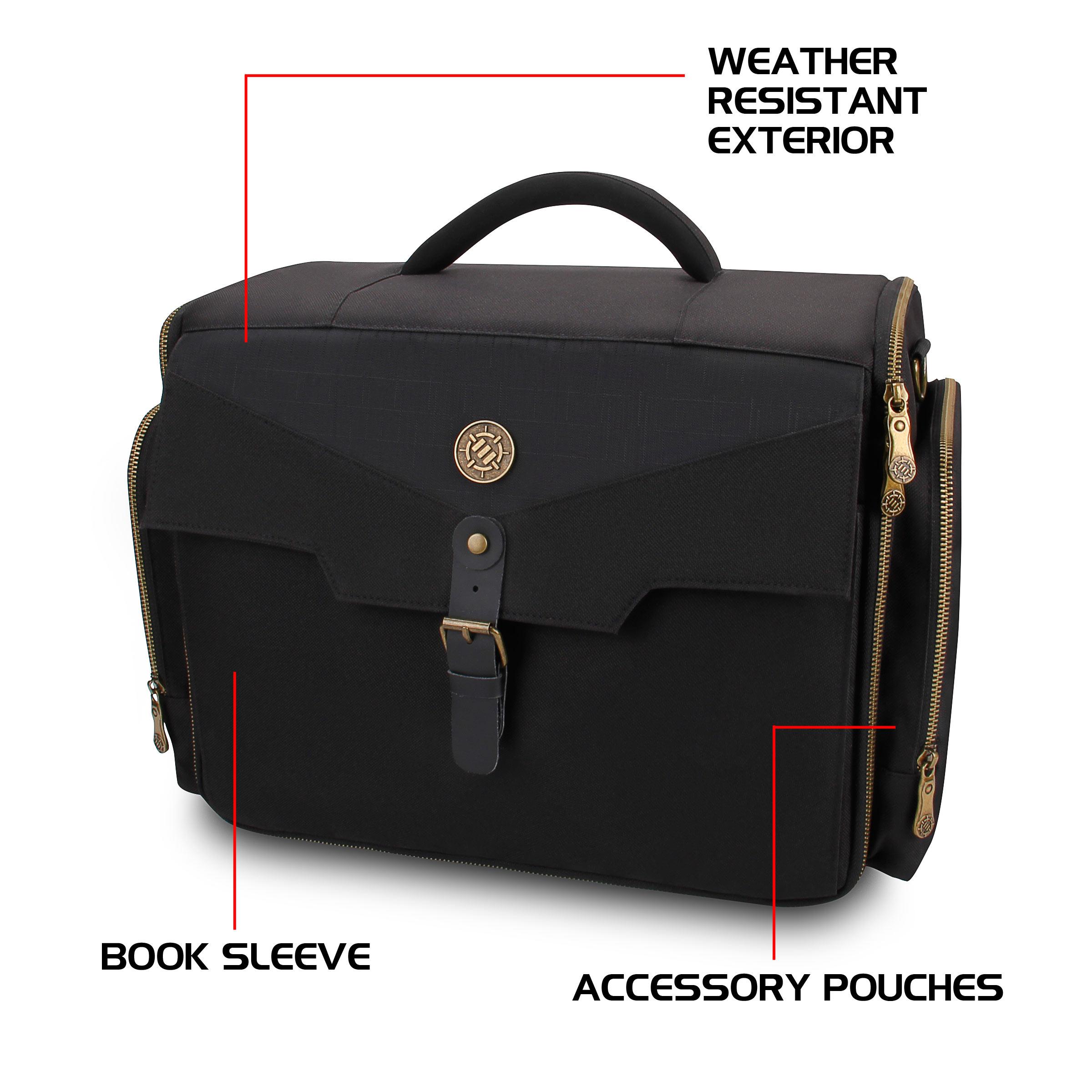 ENHANCE Portable Miniature Figure Storage & Carrying Case - Black