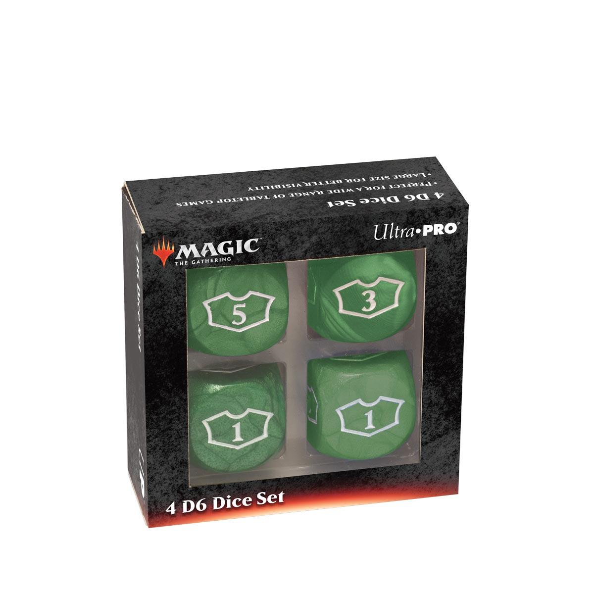 Ultra Pro - Deluxe 22MM Green Mana Loyalty Dice Set for Magic: The Gathering Ultra Pro - Deluxe 22MM Green Mana Loyalty Dice Set for Magic: The Gathering