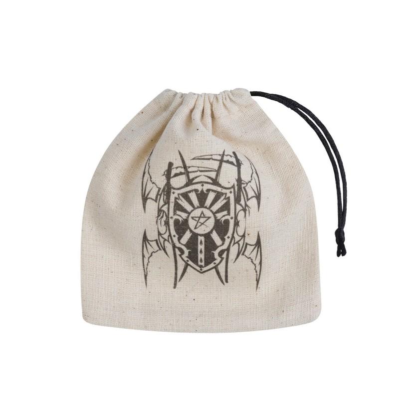 Vampire Beige & black Basic Dice Bag Vampire Beige & black Basic Dice Bag