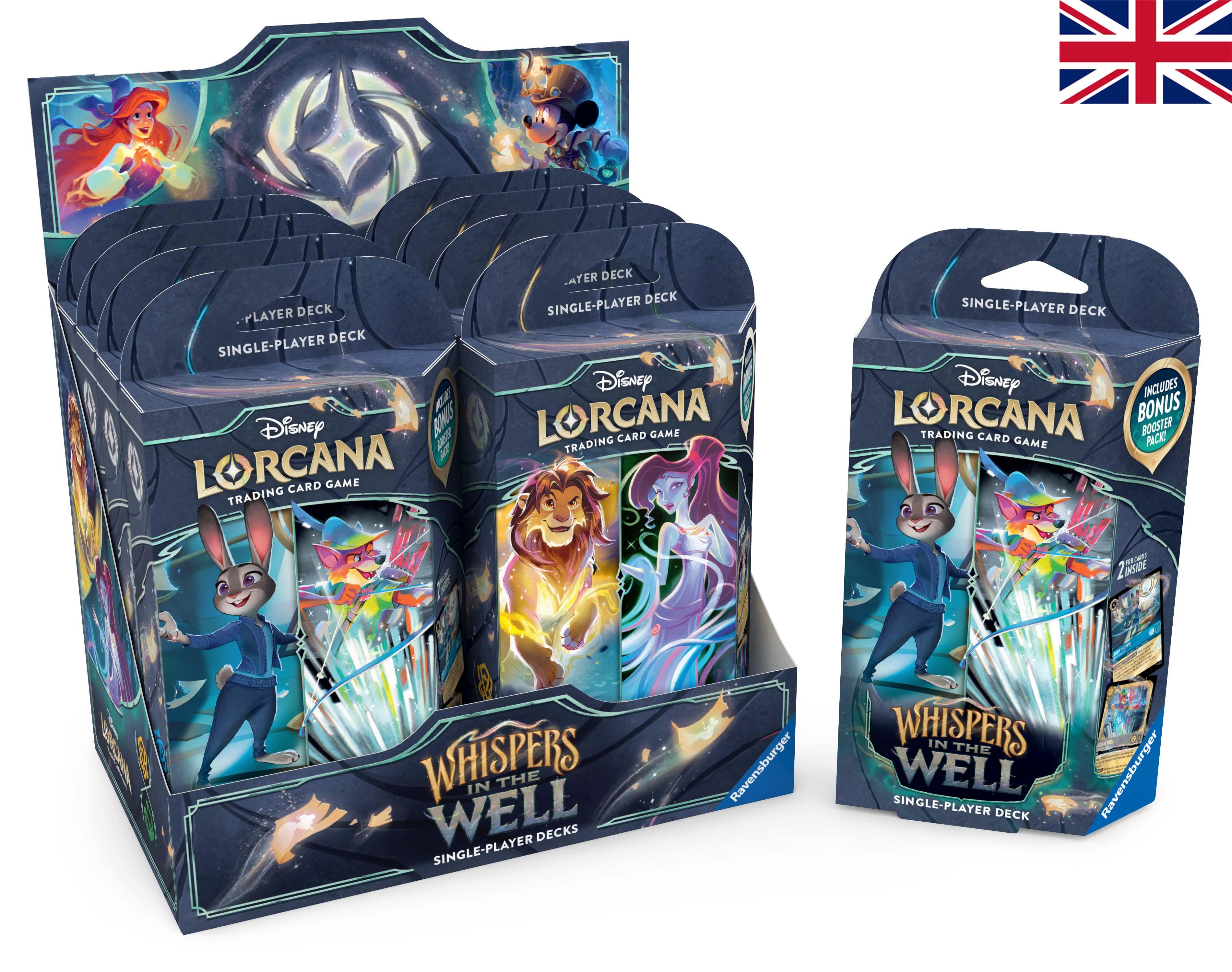 Disney Lorcana - Whispers in the Well: Starter Display (8) EN