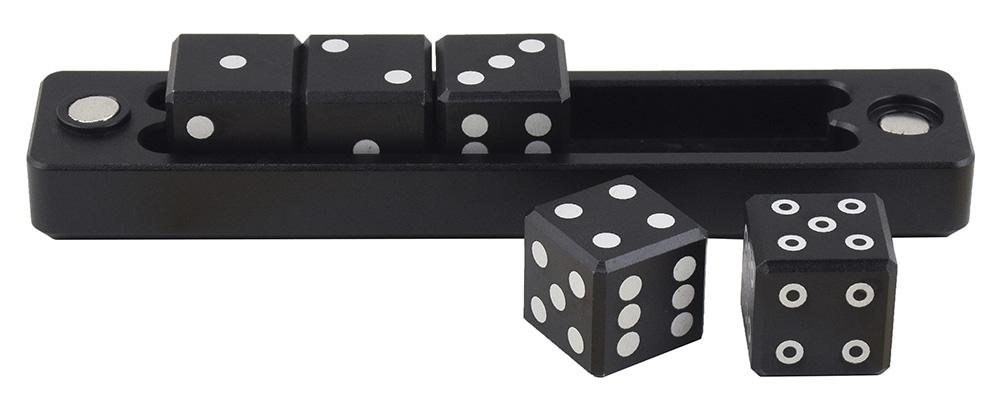 UP - D6 - 5 Dice Set Gravity Dice Black UP - D6 - 5 Dice Set Gravity Dice Black