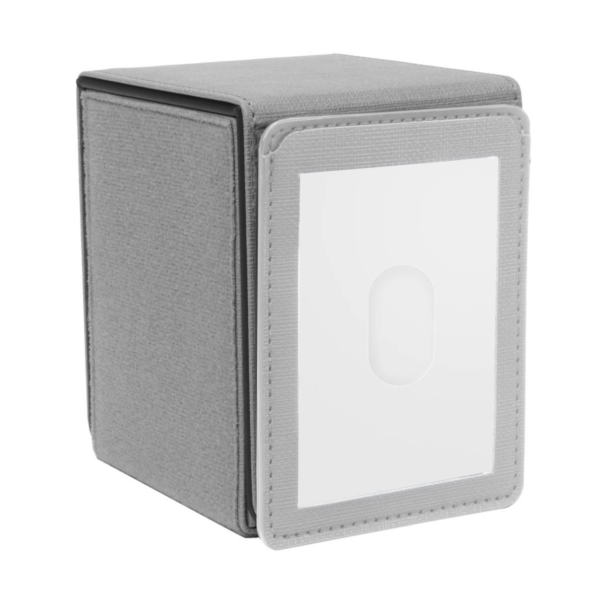 Ultra Pro - PATCHCRAFT - Alcove Flip Deck Box Gray Ultra Pro - PATCHCRAFT - Alcove Flip Deck Box Gray