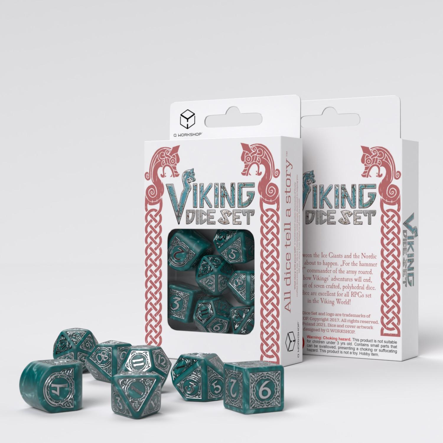 Viking Modern Dice Set: Mjolnir (7) Viking Modern Dice Set: Mjolnir (7)