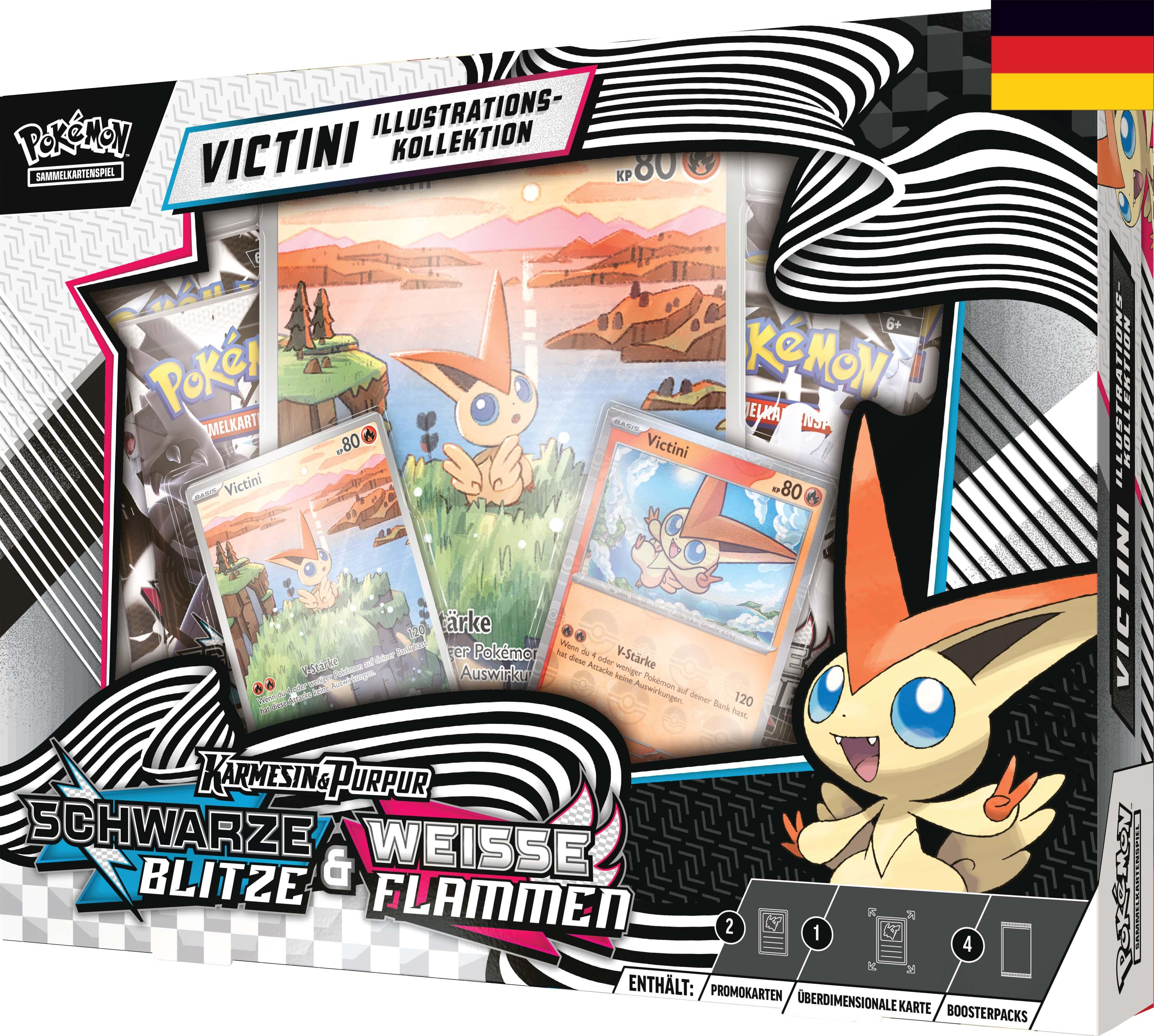 Pokémon Karmesin & Purpur 10.5 Victini Illustrations Kollektion DE