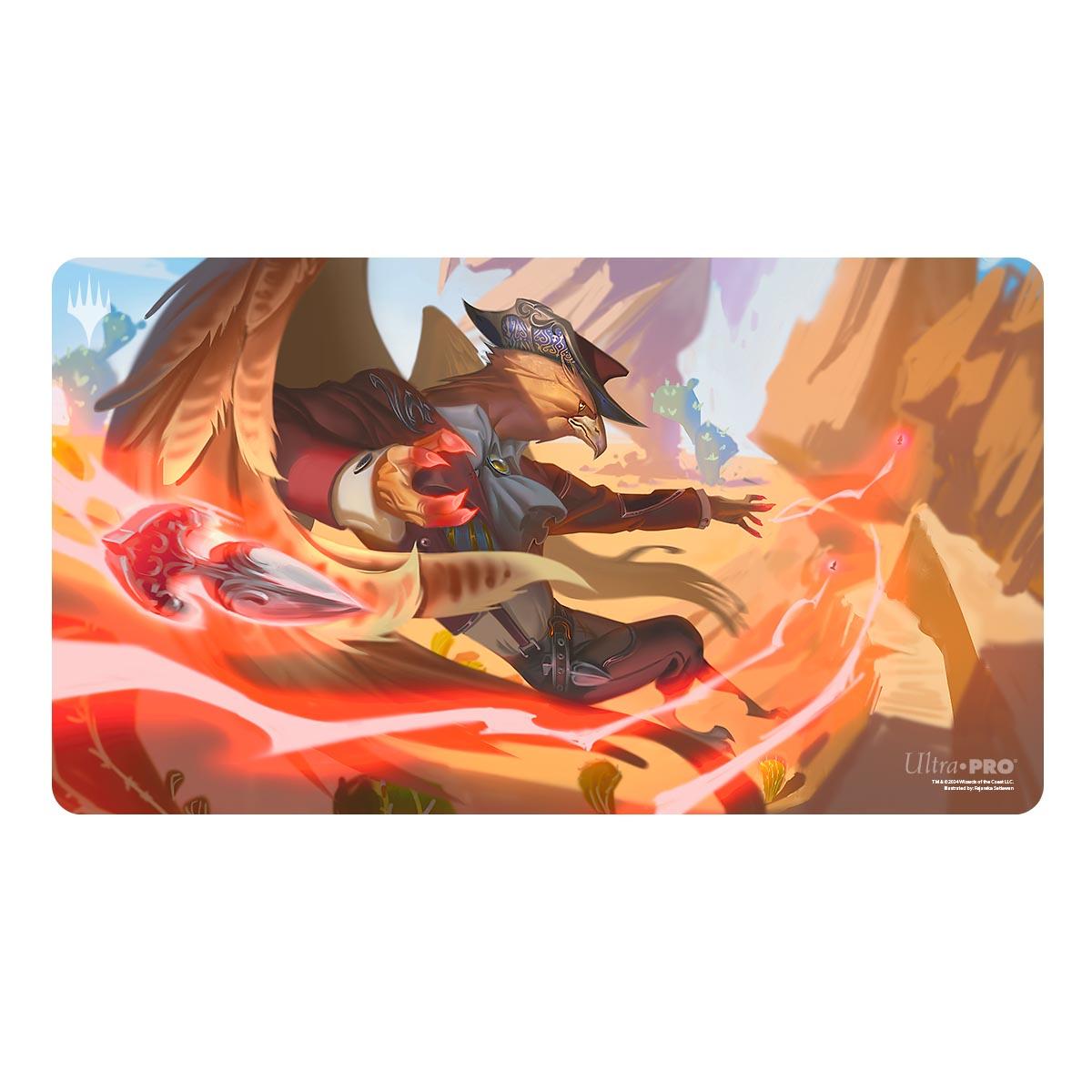 Ultra Pro - Outlaws of Thunder Junction Playmat Red for Magic: The Gathering Ultra Pro - Outlaws of Thunder Junction Playmat Red for Magic: The Gathering