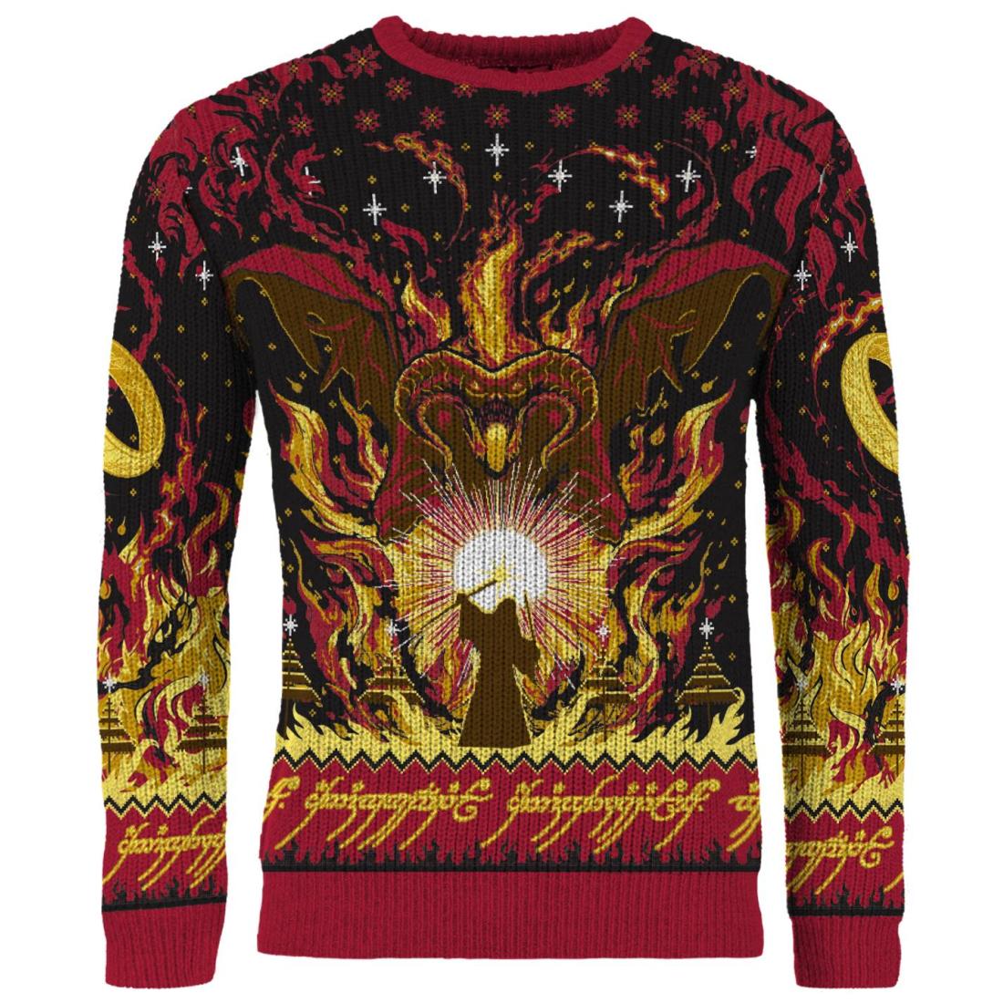 Lord of the Rings Balrog Christmas Jumper Lord of the Rings Balrog Christmas Jumper