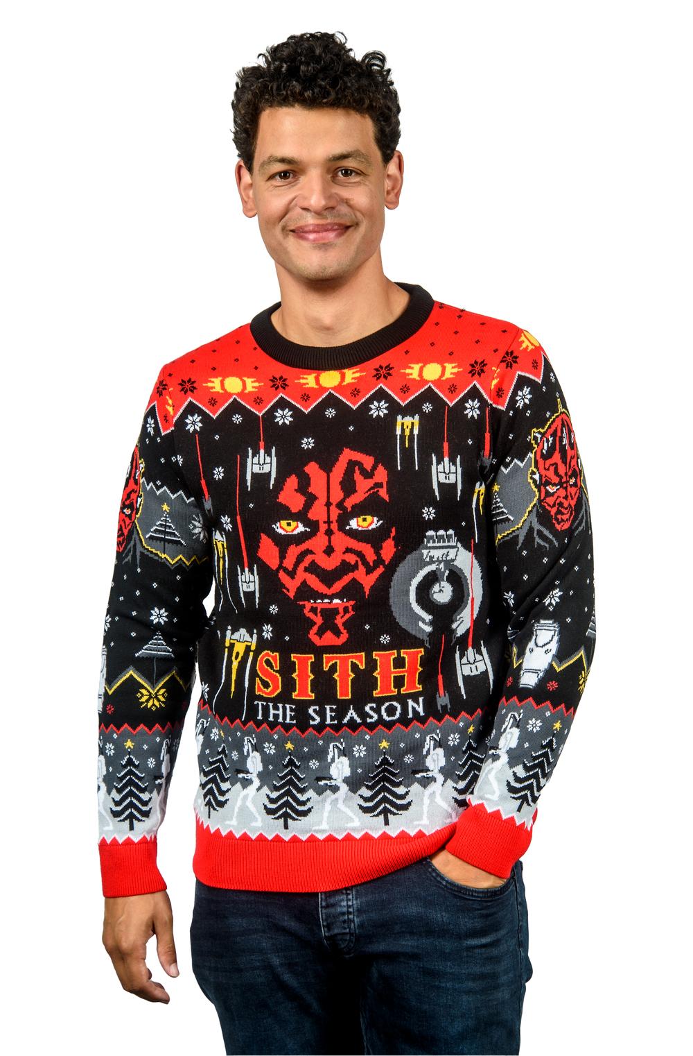 Star Wars Sith Christmas Jumper - Größe: L Star Wars Sith Christmas Jumper - Größe: L