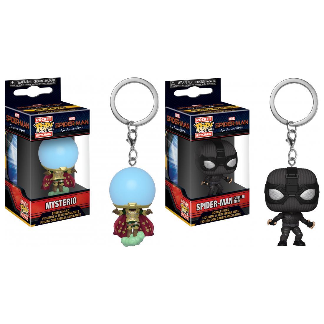 Funko POP Keychains: Spider-Man Far from Home #1 Display (12)