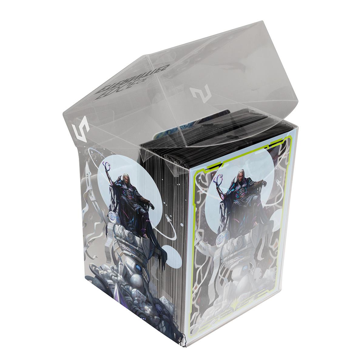 Ultra Pro - Edge of Eternities 100ct Deck Protector Sleeves in Clear Box Key Character PW for Magic: The Gathering