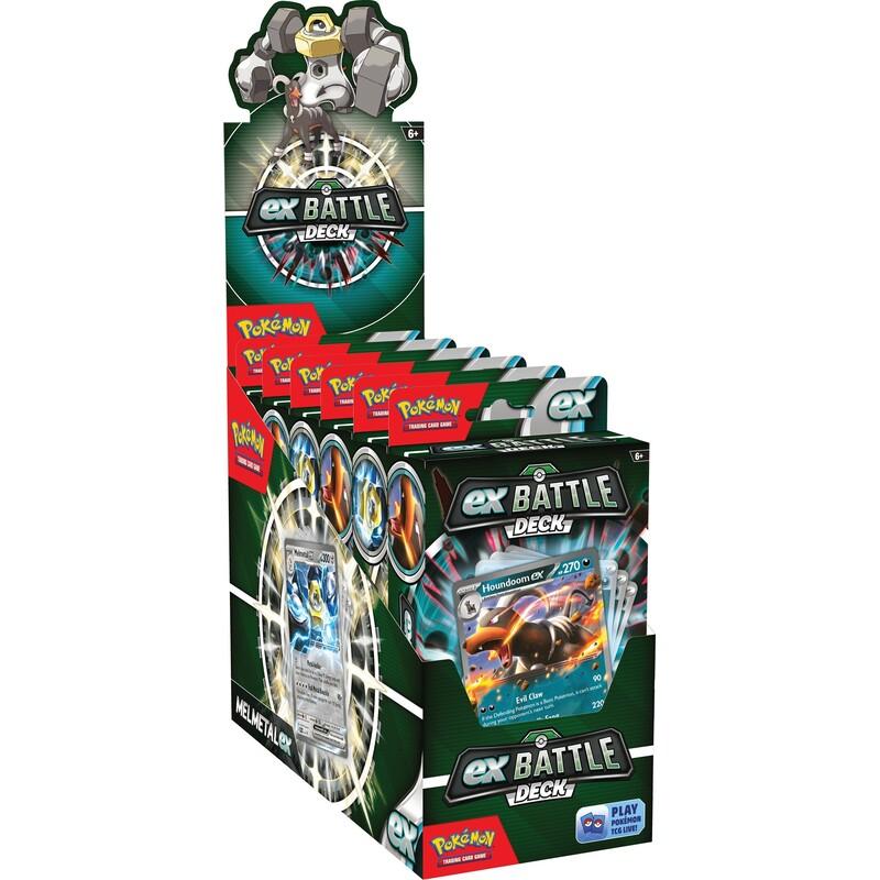 Pokemon TCG: February ex Battle Deck Melmetal/ Houndoom Display (6) EN Pokemon TCG: February ex Battle Deck Melmetal/ Houndoom Display (6) EN