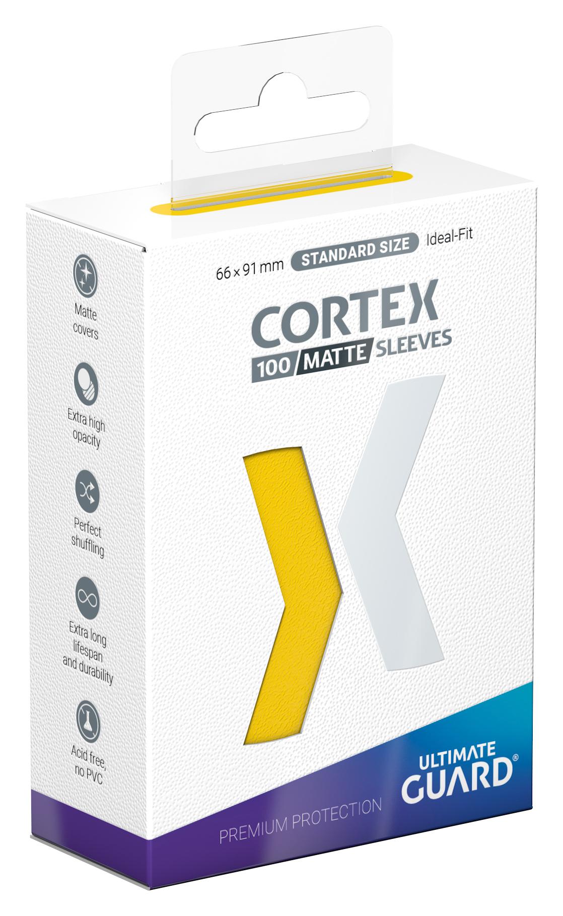 Ultimate Guard Cortex Sleeves Standard Size Matte Yellow (100) Ultimate Guard Cortex Sleeves Standard Size Matte Yellow (100)