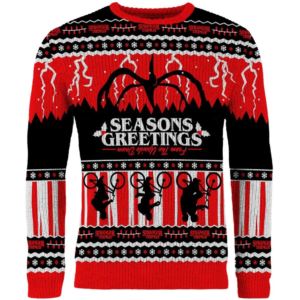 Stranger Things Christmas Jumper - Größe: L Stranger Things Christmas Jumper - Größe: L