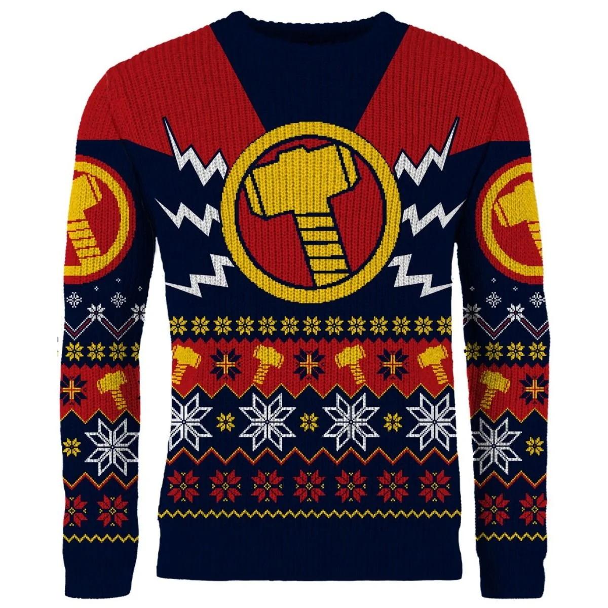 Thor Christmas Jumper S Thor Christmas Jumper S