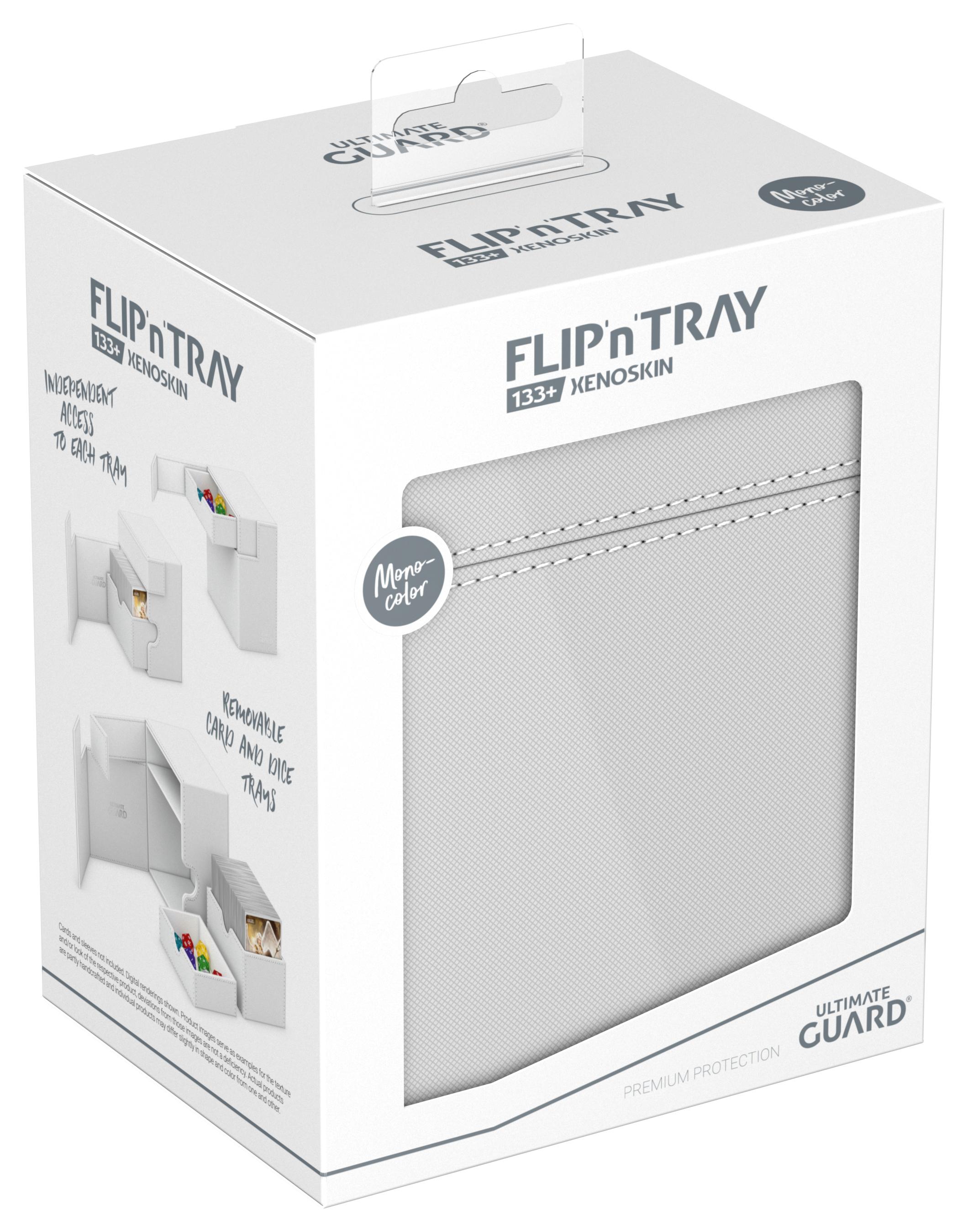 Ultimate Guard Flip'n'Tray 133+ XenoSkin Monocolor Weiß