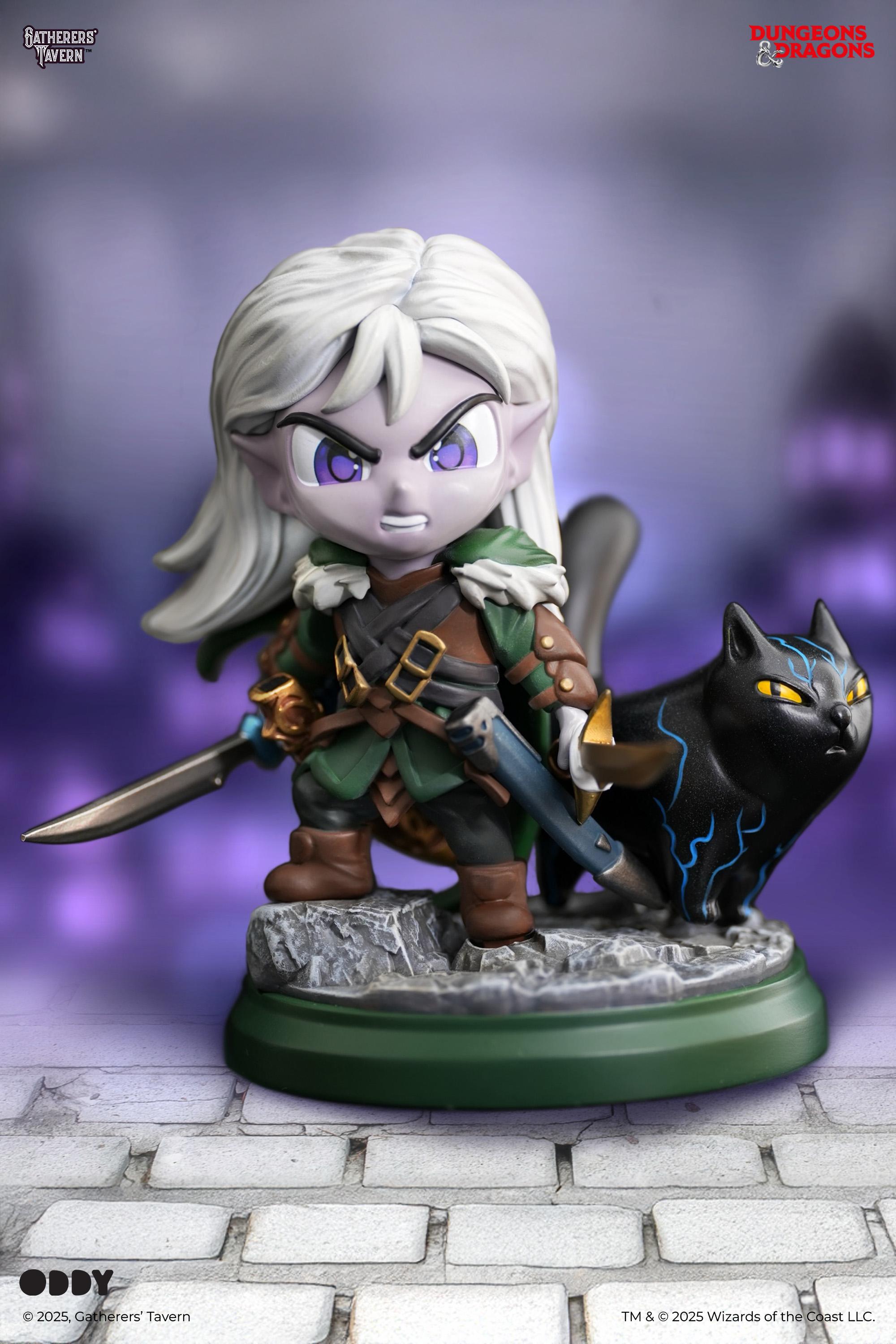 Gatherers' Tavern - Dungeons & Dragons: Drizzt Do'urden (with Guenhwyvar) ODDY Figure Gatherers' Tavern - Dungeons & Dragons: Drizzt Do'urden (with Guenhwyvar) ODDY Figure