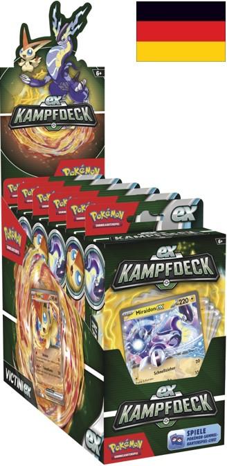 PKM EX-Kampfdeck Miraidon/Victini ex Deck Display (6) DE