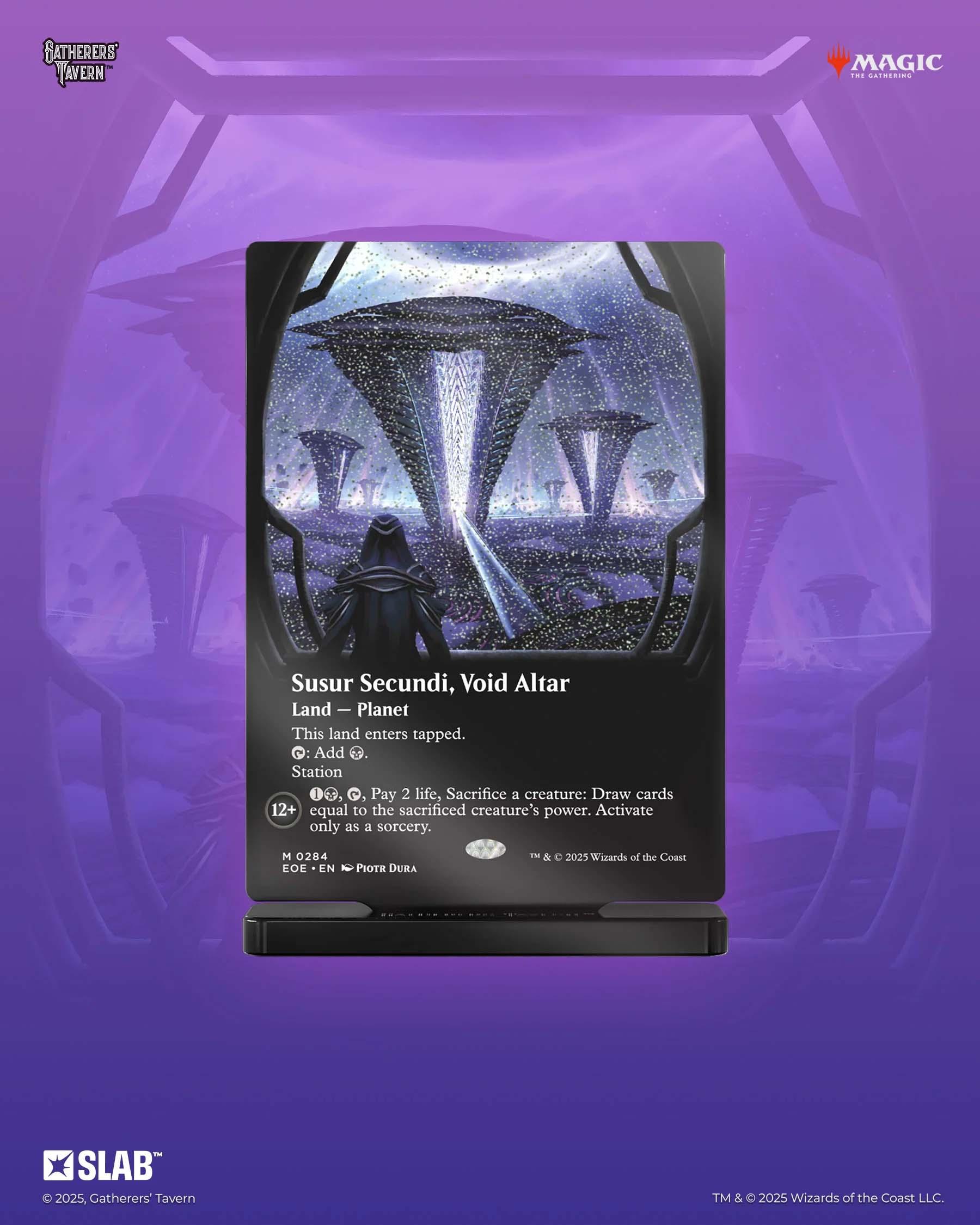 Gatherers' Tavern - Magic: The Gathering: Slab Standee [Edge of Eternities]: Susur Secundi, Void Altar