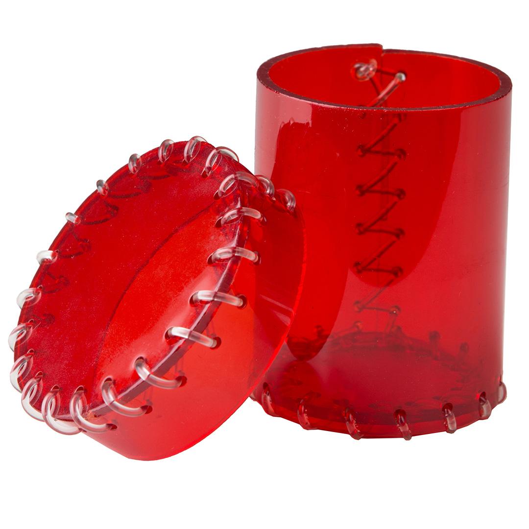 Age of Plastic Red Dice Cup (PVC)