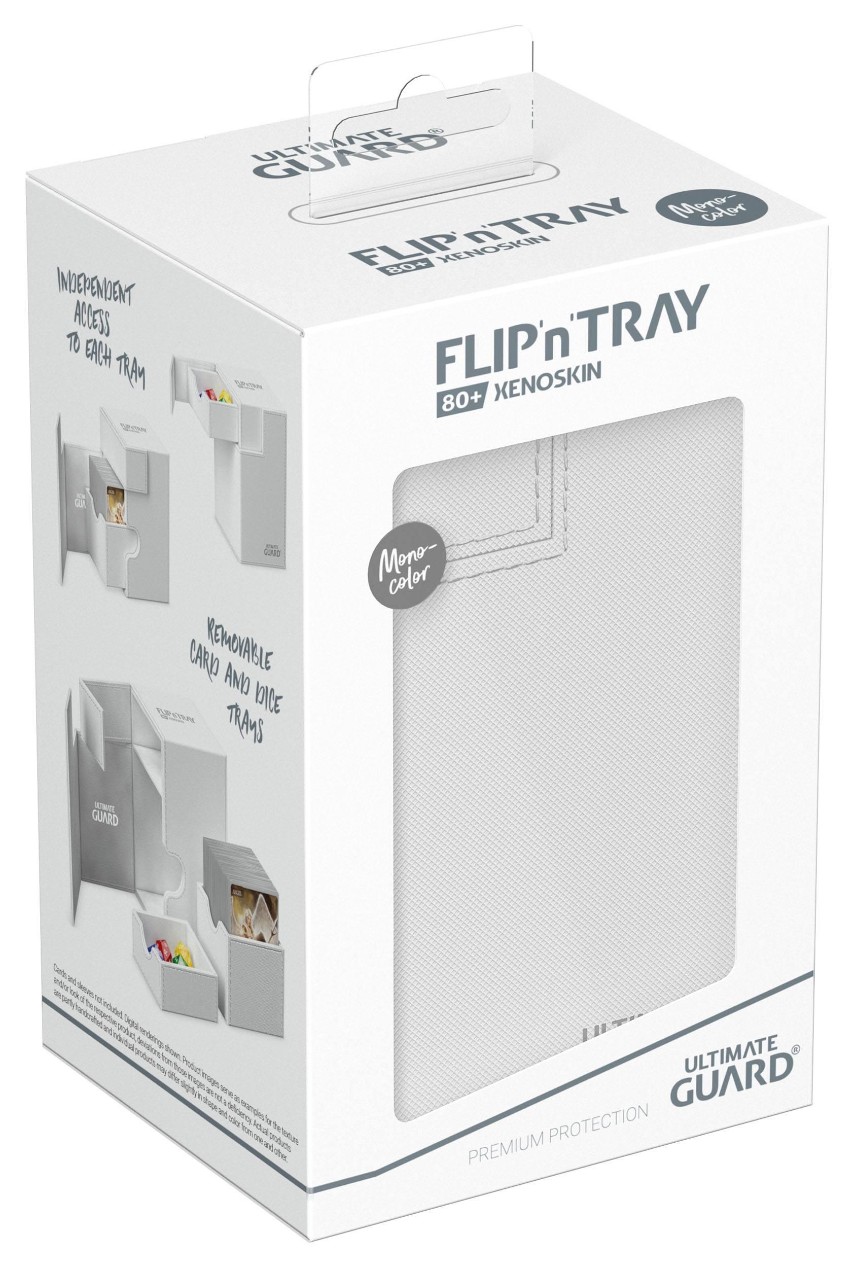 Ultimate Guard Flip'n'Tray 80+ XenoSkin Monocolor Weiß