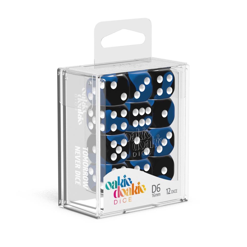 Oakie Doakie Dice W6 Würfel 16 mm Glow in the Dark - Deep Ocean (12) Oakie Doakie Dice W6 Würfel 16 mm Glow in the Dark - Deep Ocean (12)