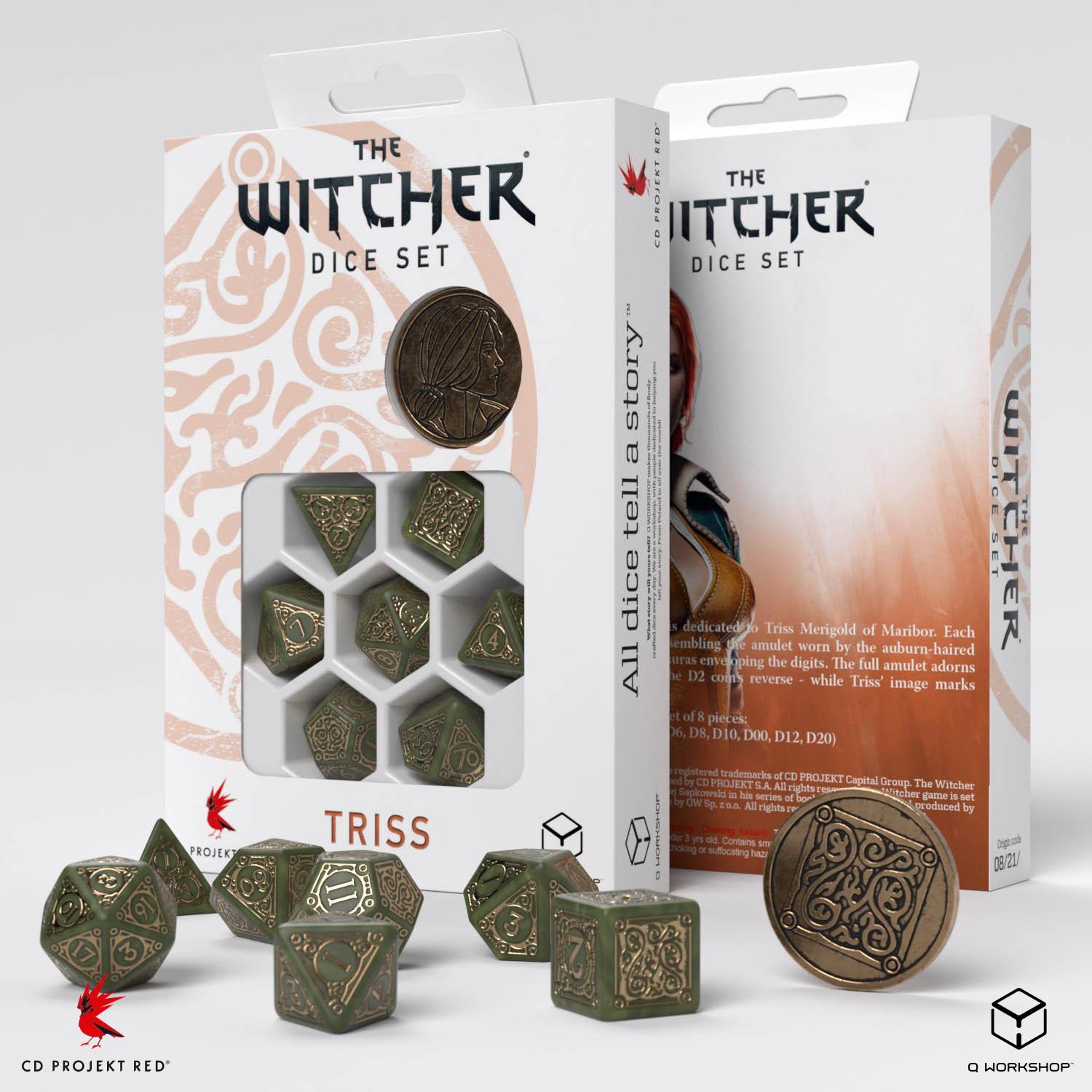 The Witcher Dice Set. Triss. The Fourteenth of the Hill