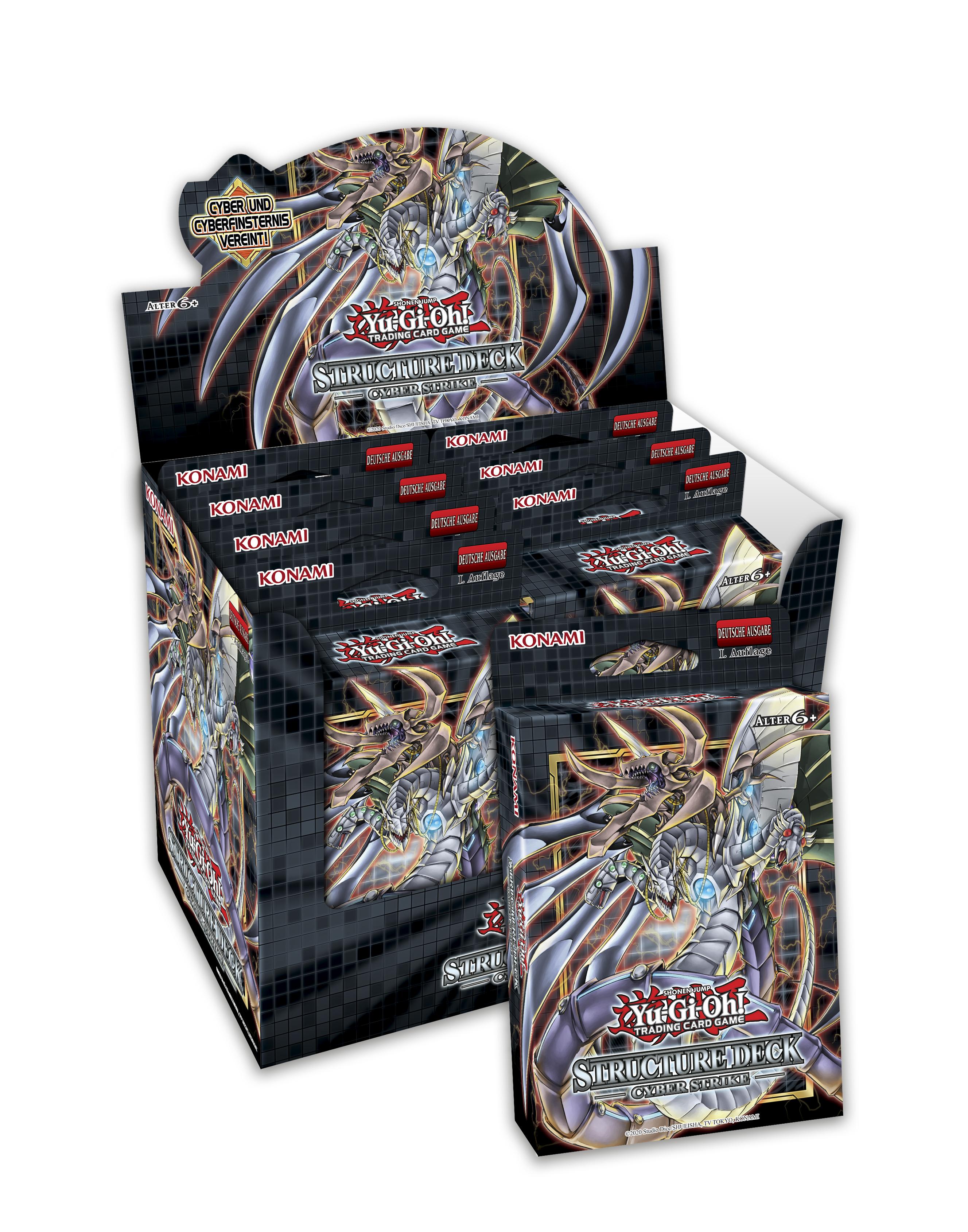 Yu-Gi-Oh! TCG Structure Deck: Cyber Strike Display (8) DE