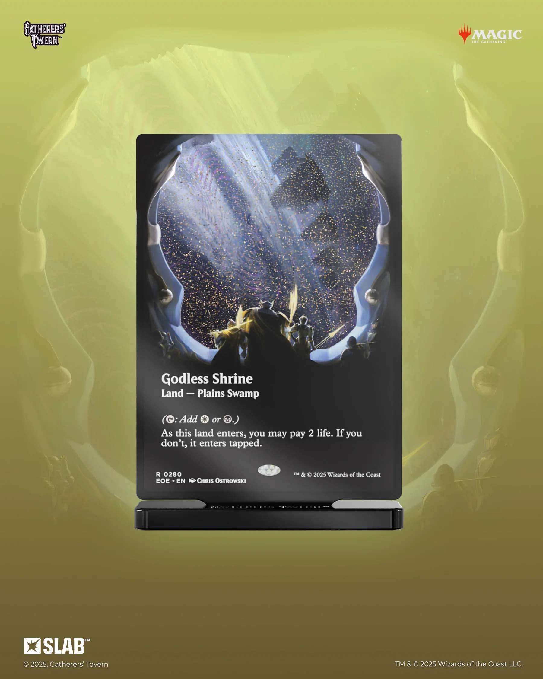 Gatherers' Tavern - Magic: The Gathering: Slab Standee [Edge of Eternities]: Godless Shrine