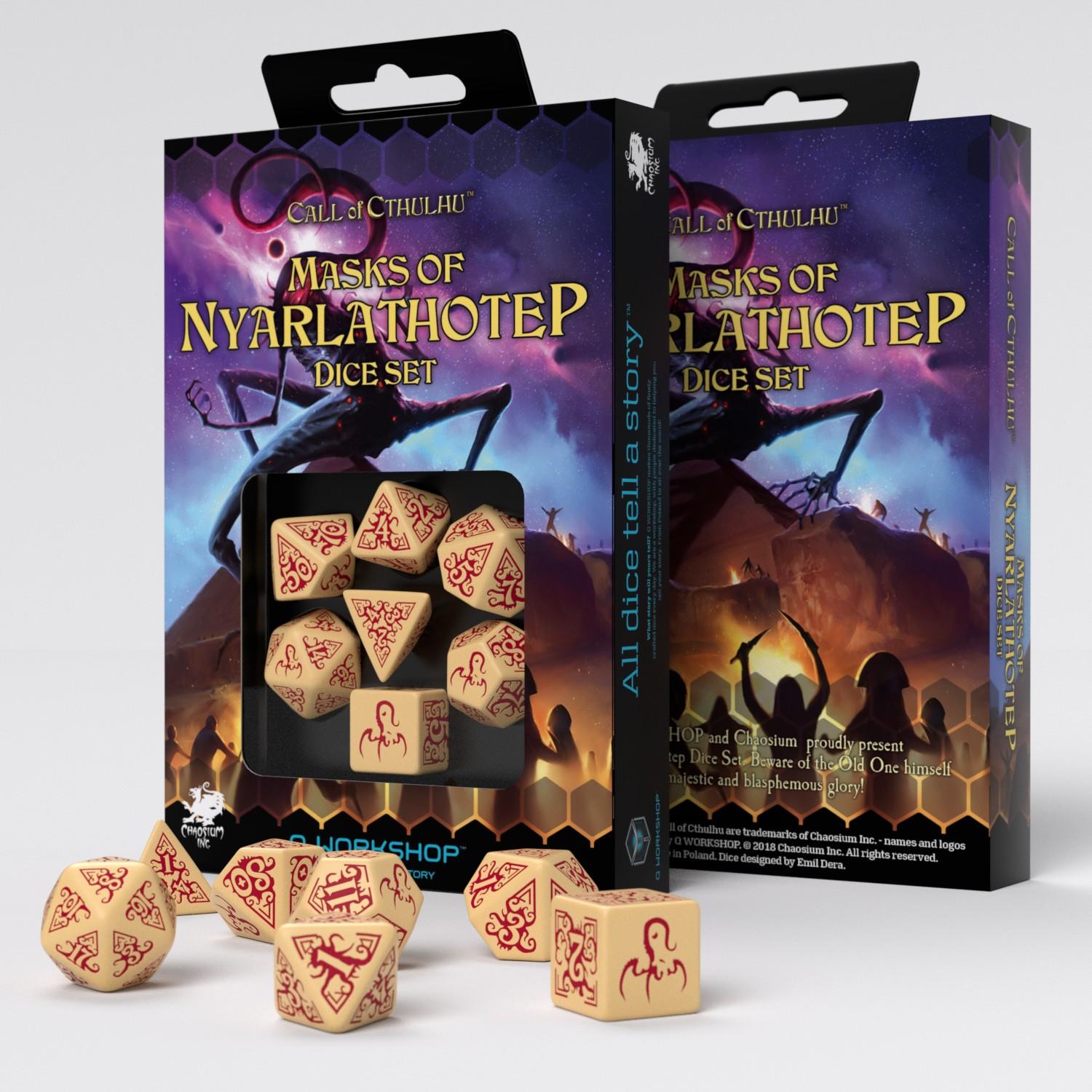 Call of Cthulhu: Masks of Nyarlathotep Dice Set (7) Call of Cthulhu: Masks of Nyarlathotep Dice Set (7)