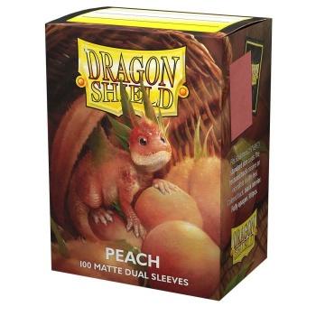Dragon Shield Standard Matte Dual Sleeves - Peach Piip (100 Sleeves) Dragon Shield Standard Matte Dual Sleeves - Peach Piip (100 Sleeves)
